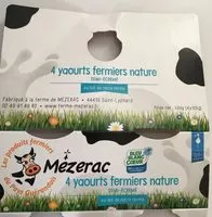 Mängden socker i 4yaourts fermiers nature demi écrémé