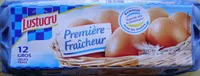 Mängden socker i Oeufs frais (x 12) calibre Gros Première Fraîcheur - Lustucru