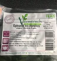 Mängden socker i Epinards en branches