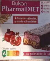 Mängden socker i 4 barres cramberies grenade framboise