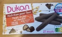 Mängden socker i Doigts de fées au chocolat