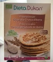 Mängden socker i Preparado para tortitas