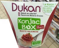 Mängden socker i Konjac Box recette Bolognaise