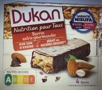 Mängden socker i Dukan Barritas extra golosas