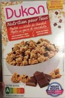 Mängden socker i Pépites aux éclats de chocolat