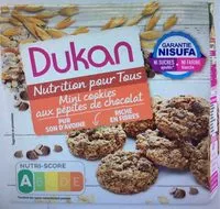 Mängden socker i Mini Cookies aux Pepites de Chocolat