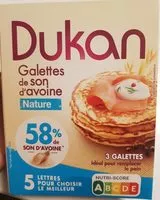 Mängden socker i Galettes de son d'avoine nature