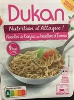 Mängden socker i Noodles de konjac au bouillon d'Emma