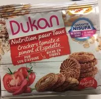 Mängden socker i Crackers tomate et piment d'Espelette