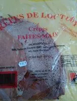 Mängden socker i Crêpes de Loctudy