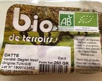 Mängden socker i Datte Deglet Nour Tunisie