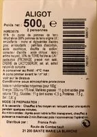 Mängden socker i Aligot