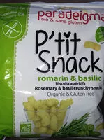 Mängden socker i P'tit snack romarin & basilic