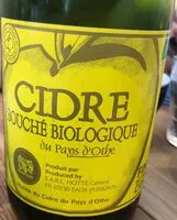 Mängden socker i Cidre Bouché Biologique du pays d'Othe