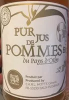Mängden socker i Pur jus de pommes du pays d'Othe