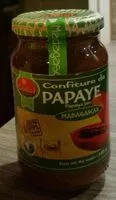 Mängden socker i Confiture de papaye