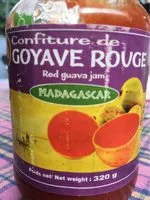 Mängden socker i Confirure de goyave rouge