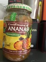 Mängden socker i Confiture ananas