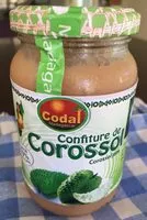 Mängden socker i Confiture de corossol