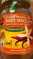 Mängden socker i Confirure de patate douce a la vanille