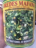 Mängden socker i Brèdes mafana