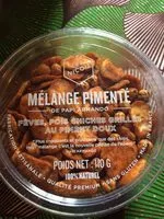 Mängden socker i Fèves pois chiches pimentés