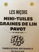 Mängden socker i Mini-tuiles, graines de lin, pavot de Tonton Jilou