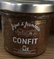 Mängden socker i Figue & Framboise CONFIT Condiment recette originale