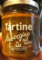 Mängden socker i Tartine Aubergine ail noix