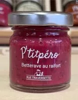 Mängden socker i Betterave au raifort