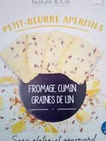 Mängden socker i Petit-beurre apéritifs Fromage, Cumin, Graines de lin