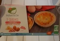 Mängden socker i 2 quiches lorraines sans gluten