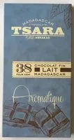 Mängden socker i Chocolat fin lait 38%