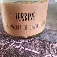 Mängden socker i Terrine de magret de canard fumé