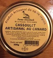 Mängden socker i Cassoulet artisanal au canard