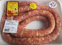 Mängden socker i Saucisse de Toulouse artisanale