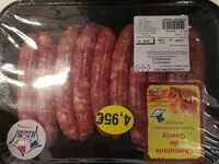 Mängden socker i Charcuterie rey chipolatas artisanale