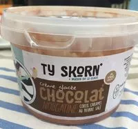 Mängden socker i Creme glacee chocolat nougatine coulis caramel au beurre salé