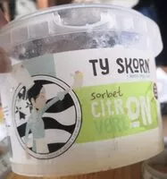 Mängden socker i T'y skorn sorbet citron vert