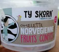Mängden socker i Omelette norvégienne fruit confits