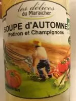 Mängden socker i Soupe d’automne potiron et champignons