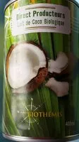 Mängden socker i Lait de coco biologique