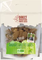 Mängden socker i Amande Grillées Salées Espagne