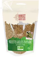 Mängden socker i Noisettes grillées en poudre
