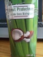 Mängden socker i Lait de Coco Biologique
