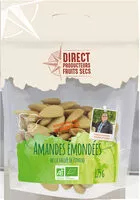 Mängden socker i Amandes émondées
