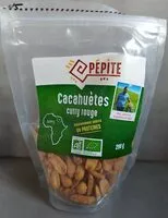 Mängden socker i Cacahuètes curry rouge