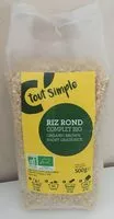 Mängden socker i Riz rond complet bio