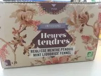 Mängden socker i Tisane Heures tendres Reglisse-Menthe-Fenouil