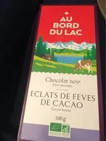 Mängden socker i Chocolat noir Eclats de fèves de cacao